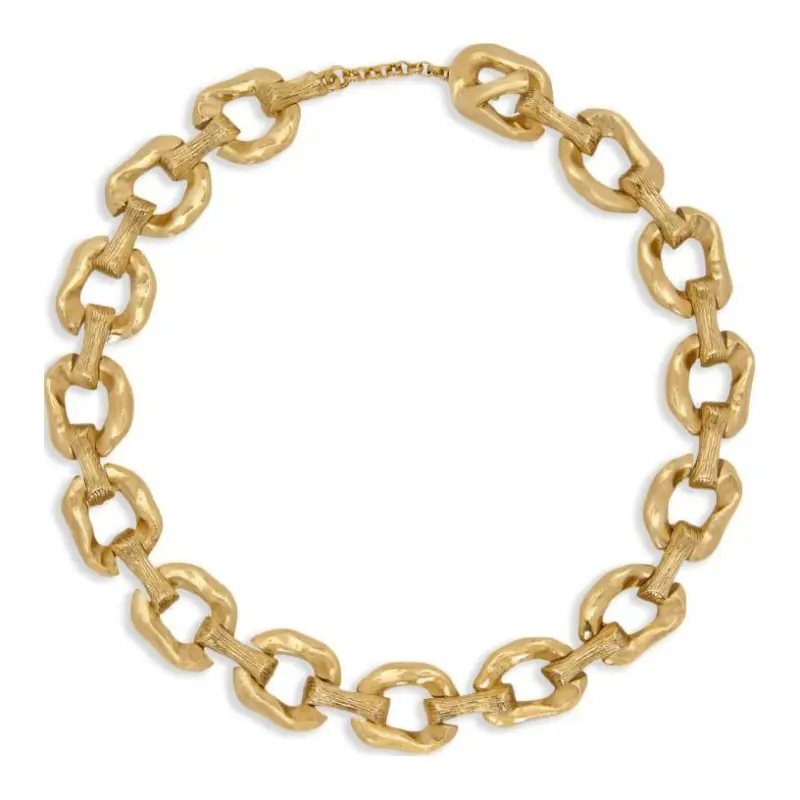 Oscar De La Renta Oversized Chain link Necklace-1