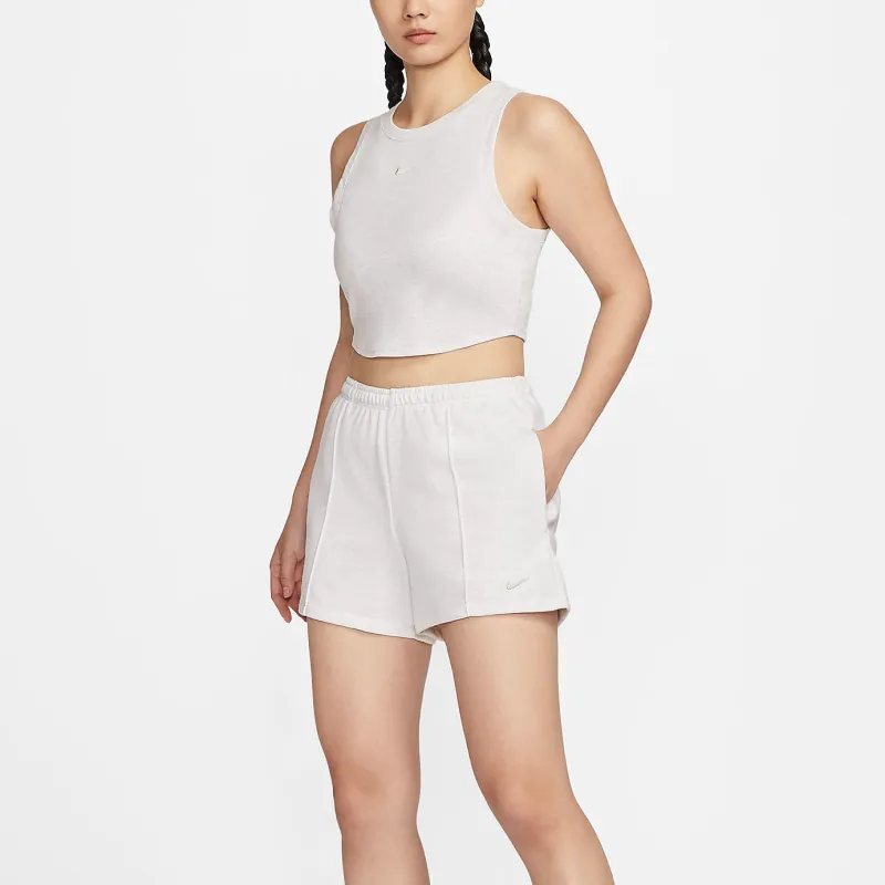Nike Sportswear Chill Terry Casual Shorts Women's White-2