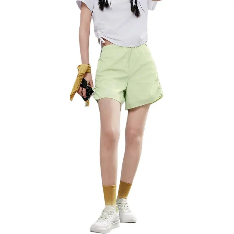 QIAODAN Casual Shorts Women's Nouveau Leaf Green-4
