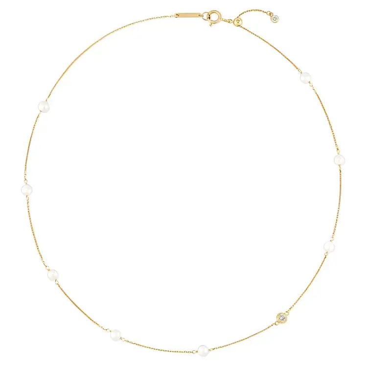 HYÈRES LOR 14K Gold Freshwater Pearl Necklaces Women's Gold-1
