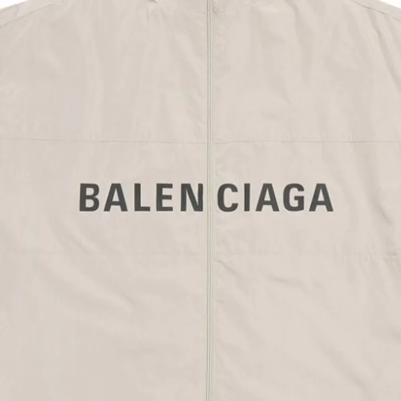 Balenciaga Logo Zip Up Jacket-8