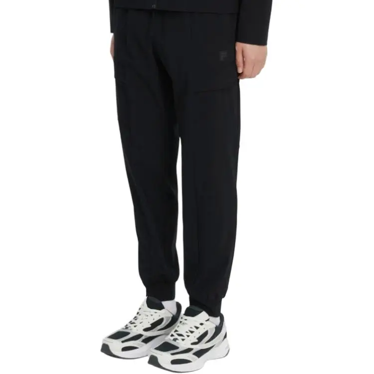 FILA Knitted Sweatpants Men's Black-2