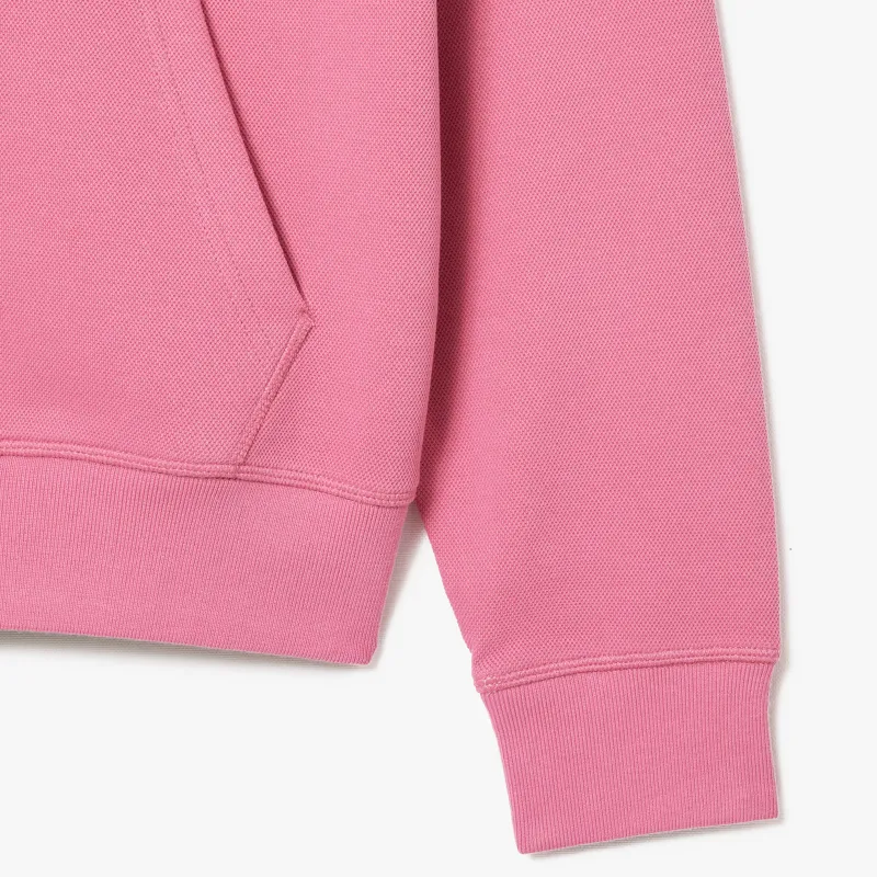 LACOSTE Zip up Piqué Hoodie-4