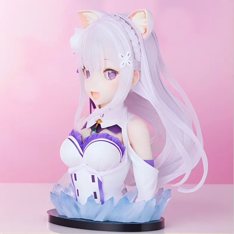 BANPRESTO Emilia Glass Factory Ichiban Kuji Zero Starting Life In Another World Final Prize Scale Figures-1