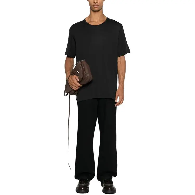 Lemaire Ribbed Cotton T shirt-4