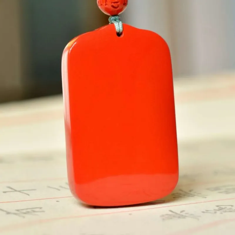 JUNWEN Cinnabar Necklaces Unisex-1