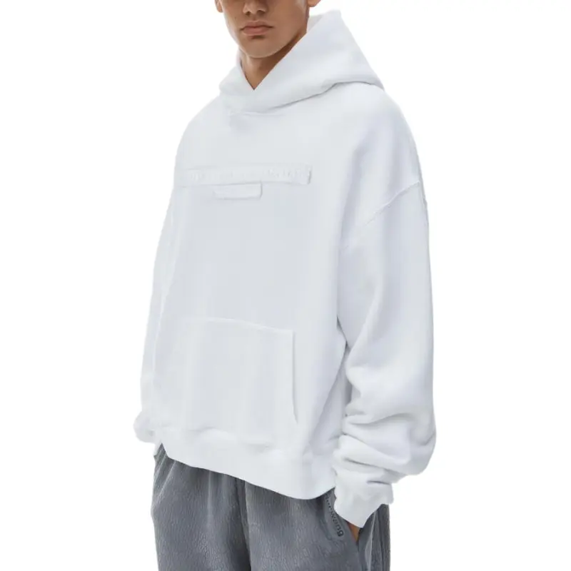 Alexander Wang Distressed logo Hoodie-2