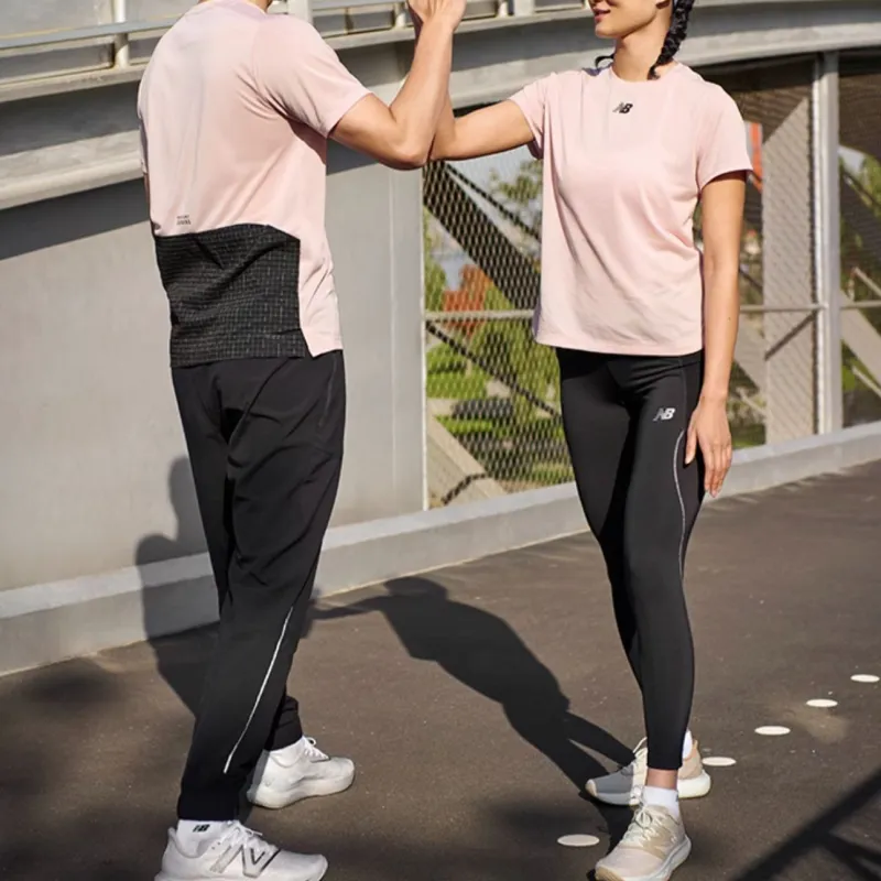 New Balance T Shirts Men Pink-5