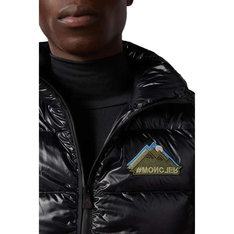 Moncler Grenoble Vests Men Black-6