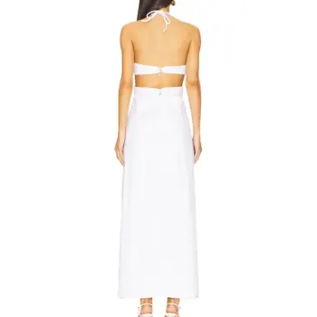 Adriana Degreas Sleeveless Dress Women's White