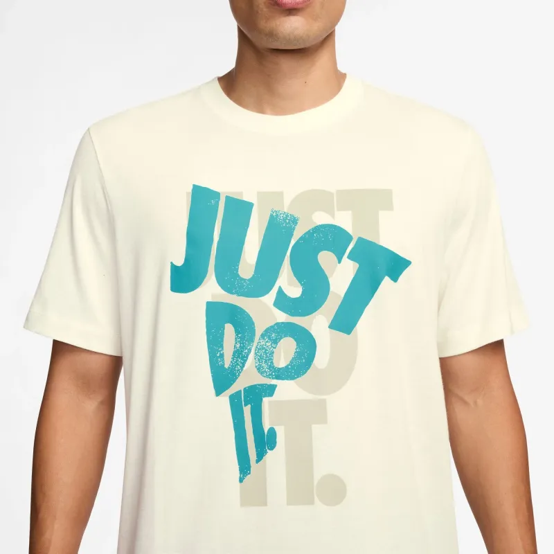 Nike Clothing T Shirts Men Cream-2