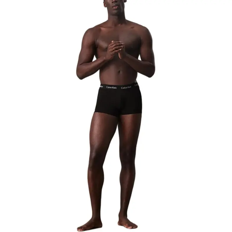 CALVIN KLEIN 3P LOW RISE TRUNK Boxer Shorts Europe Version Men's 3 Pack-2