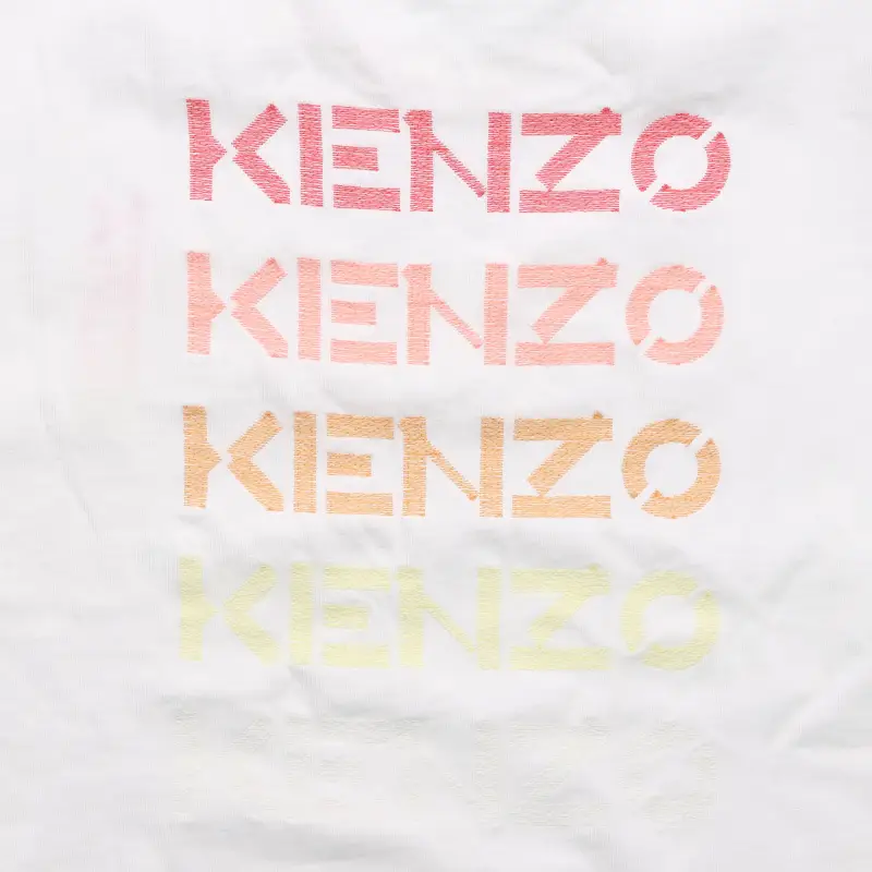KENZO Letter Logo SS22 T Shirt Men's White-7