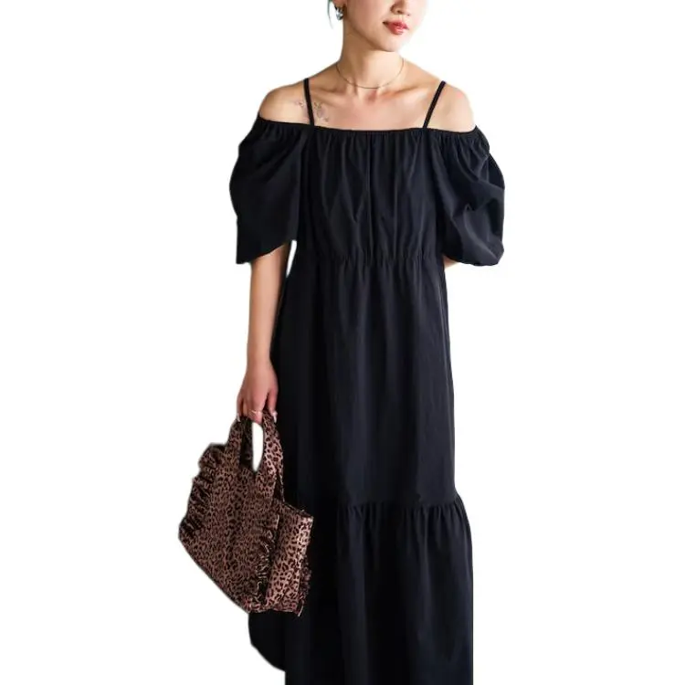 FREAK'S STORE Short Sleeved Dress Women's Black-1