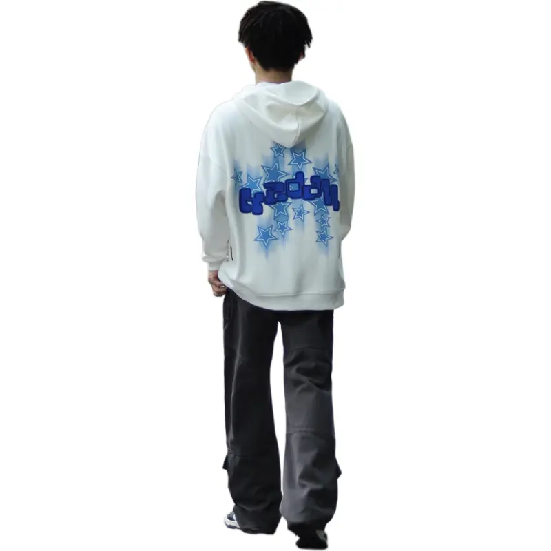KZDALL Sweatshirts Unisex White-3