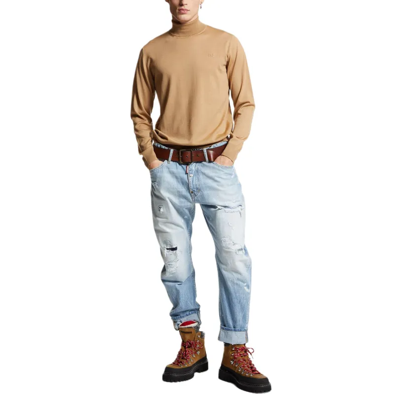 DSQUARED 2 Light Bleach Washed Big Brother Jeans-2