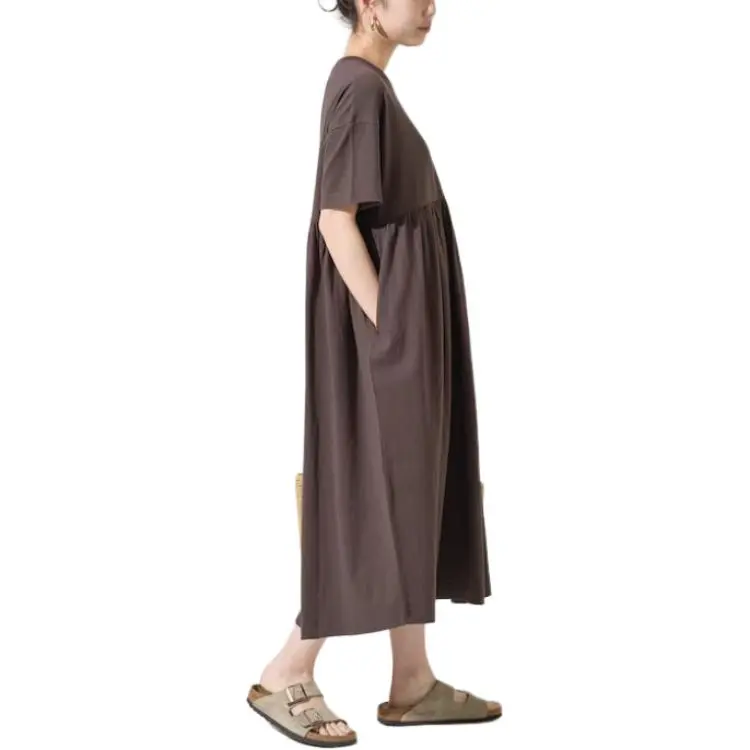 FREAK'S STORE Short Sleeved Dress Women's Brown-2