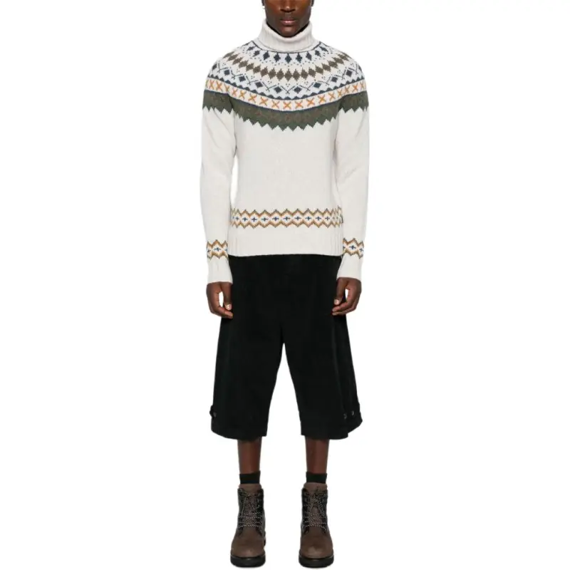 BARBOUR Isle Intarsia Turtleneck Jumper-2