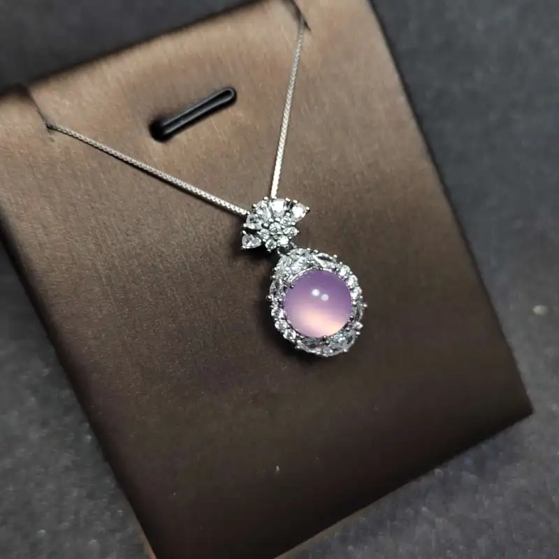 Grace Chalcedony Necklaces Women's-8
