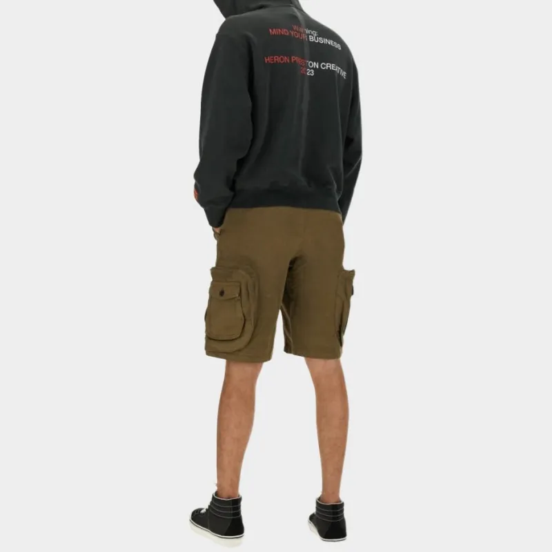 HERON PRESTON H.P.C Security Tape Drawstring Hoodie-2