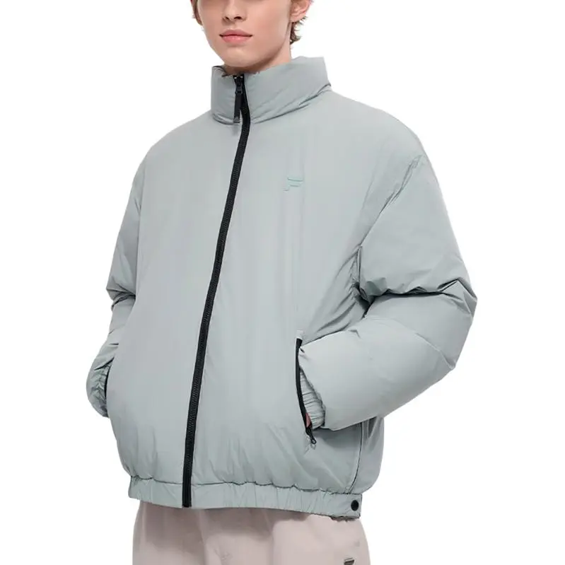 FILA FUSION Jacket Men's Ceramic Stone Gray-2