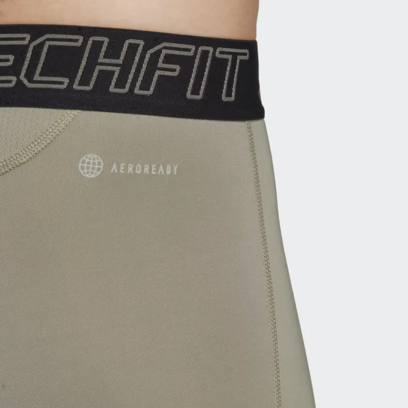 Adidas Techfit Training Short Tights Sports Shorts Men's Olive Green-4