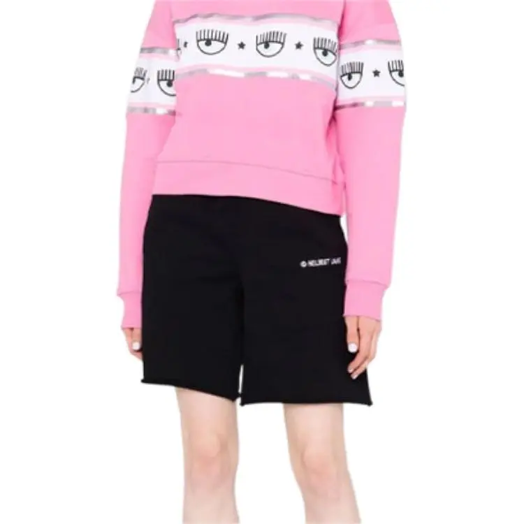 CHIARA FERRAGNI Logomania motif Cotton Sweatshirt-3