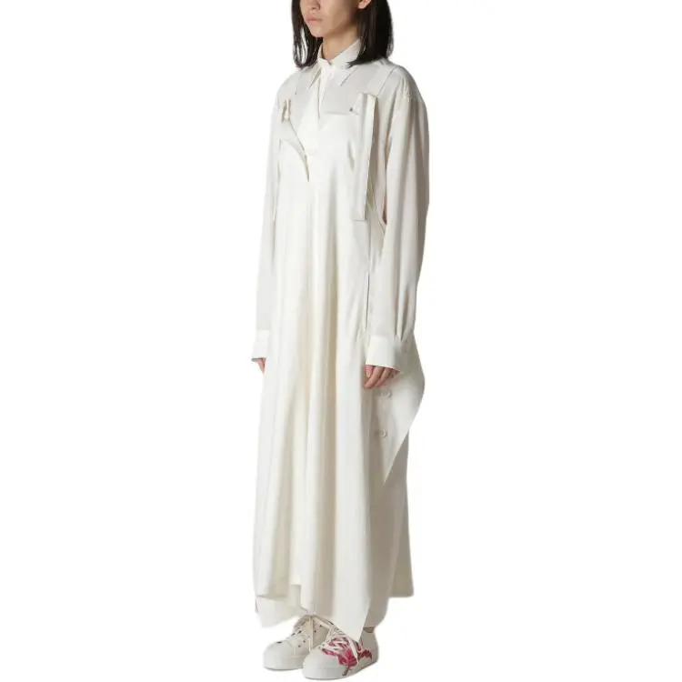 Yohji Yamamoto Y's FW24 Sleeveless Dress Women's Ecru-3