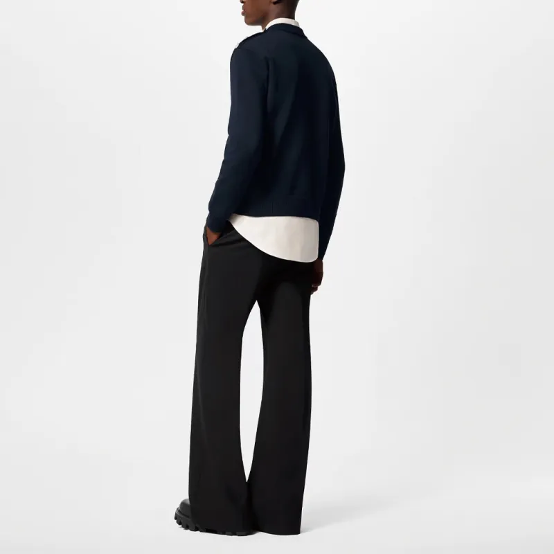 LOUIS VUITTON Flared Tailored Wool Pants-2