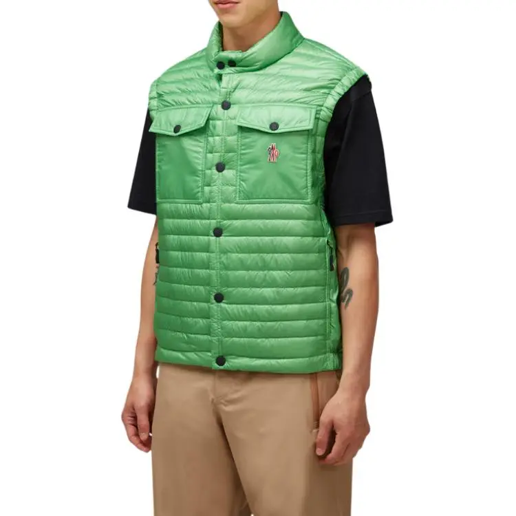 Moncler Vests Men Green-3