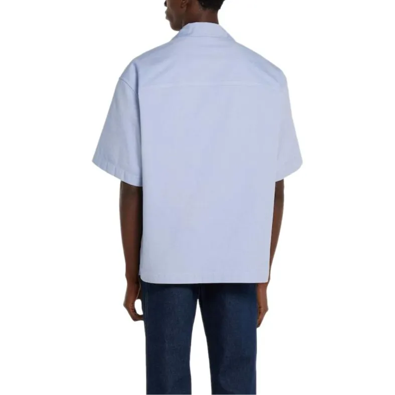 GUCCI Lido FW25 Fall Collection Shirt Men's Light Blue-2