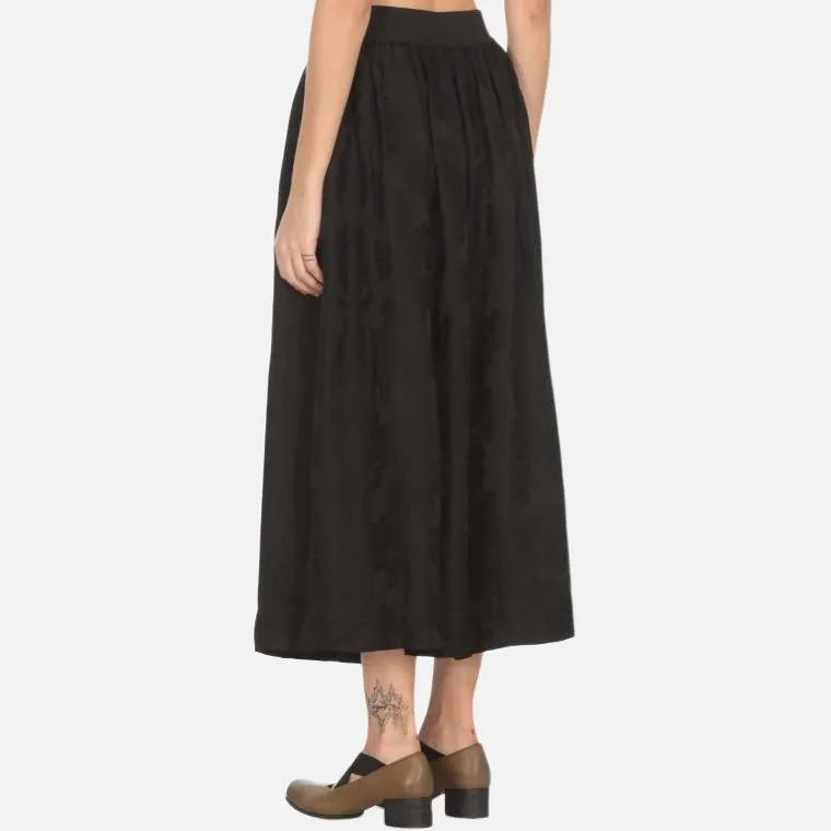 UMA WANG Gillian Pattern Jacquard Midi Skirt-1