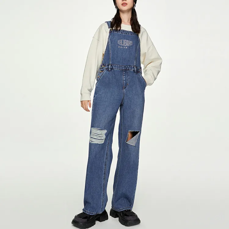 Lee Overalls Women's Medium Blue-2