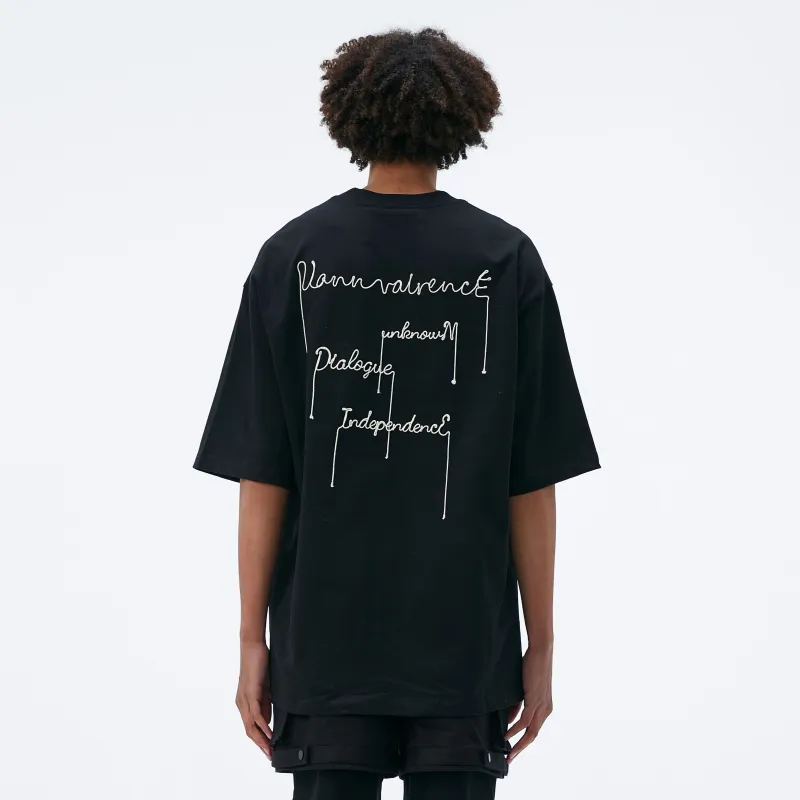 VANN VALRENCÉ T Shirt Unisex Black-3