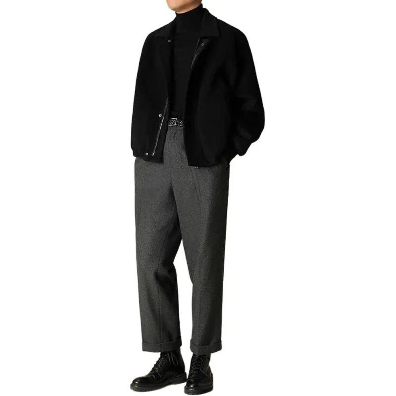 Hacikis Jackets Coats Men's Gilded Black-1