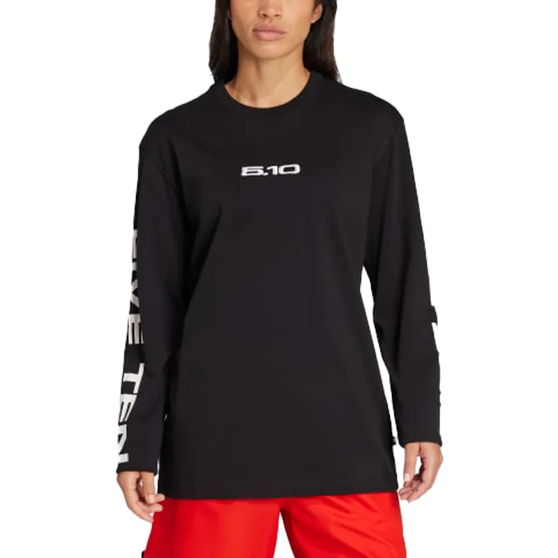 Adidas Free Shipping With AdiClub Five Ten Logo Line Longsleeve Tee-2