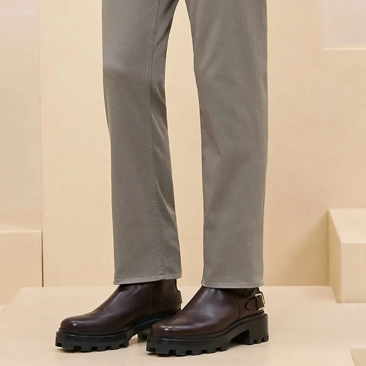 HERMES Jeans Men Gray-3