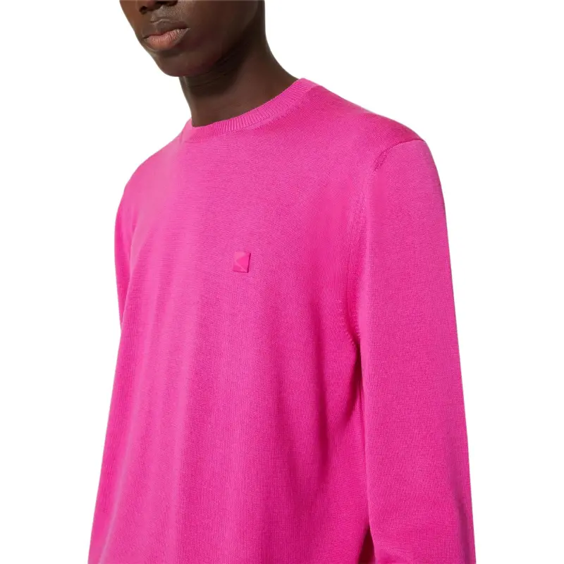 Valentino Sweaters Men Rose Red-4