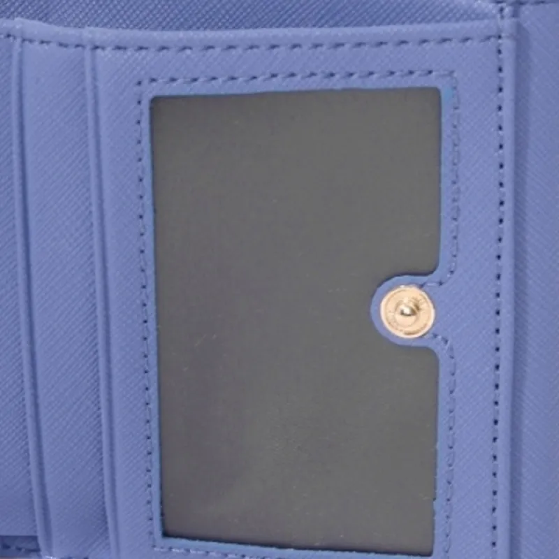 Vivienne Westwood Synthetic Leather Wallet Trumpets Women's Blue-6