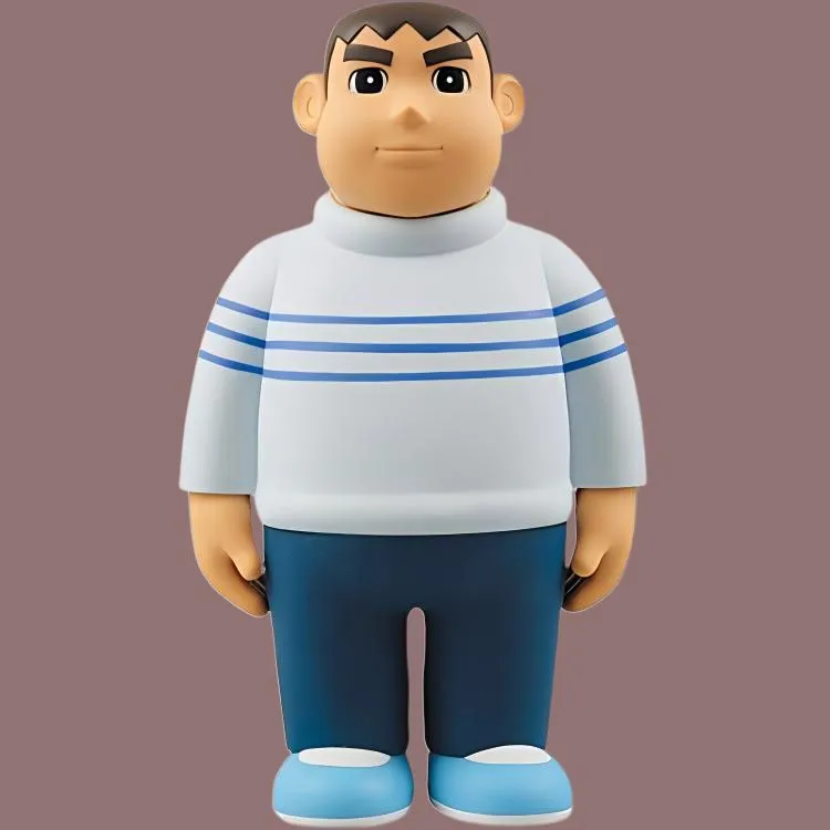 Medicom Toy Takeshi Goda Doraemon, Katsuo Kano Clean Gian 8.7cm/24.5cm Scale Figures-2
