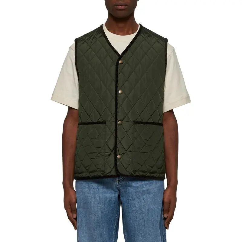 Burberry Quilted V Neck Sleeveless Gilet-3