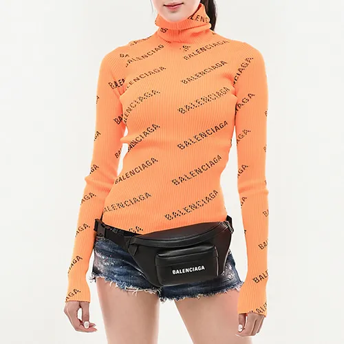 Balenciaga Sweater Regular Women's Orange-13