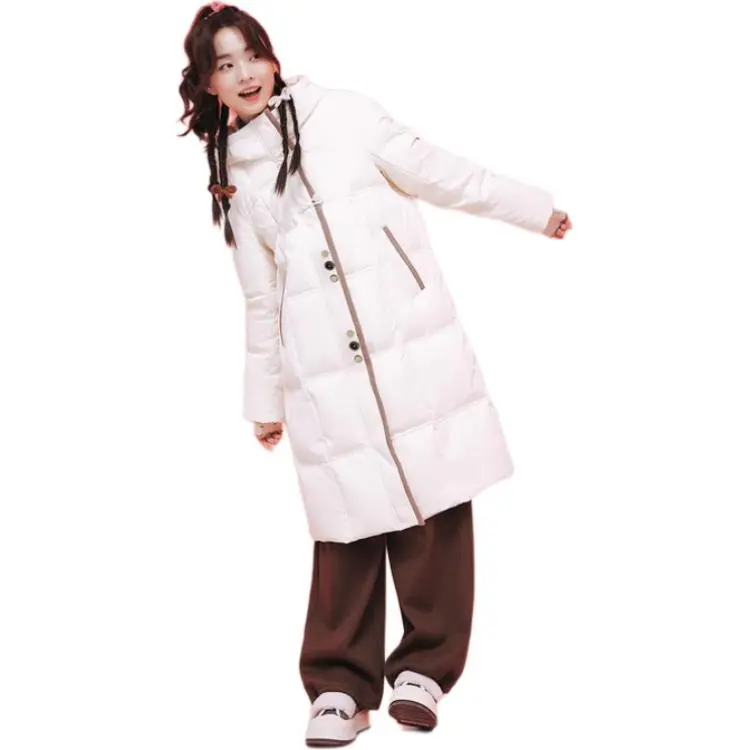 ZIHAN Down Jacket Women's Beige Gold-2