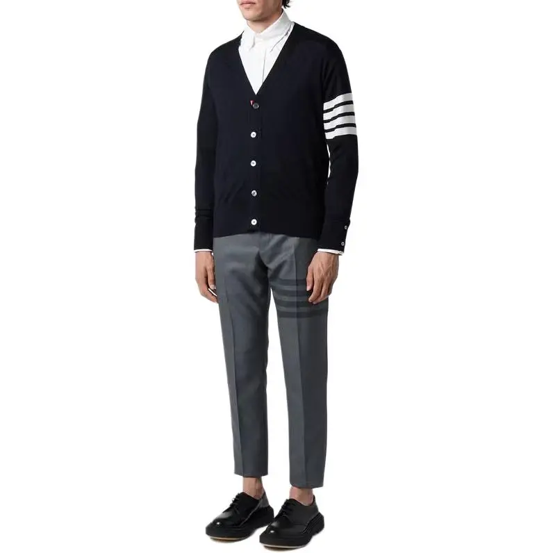 THOM BROWNE Sweaters Men Navy Blue-1