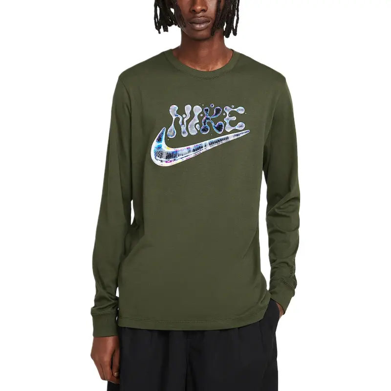 Nike Sportswear Club Long Sleeve T Shirt-1