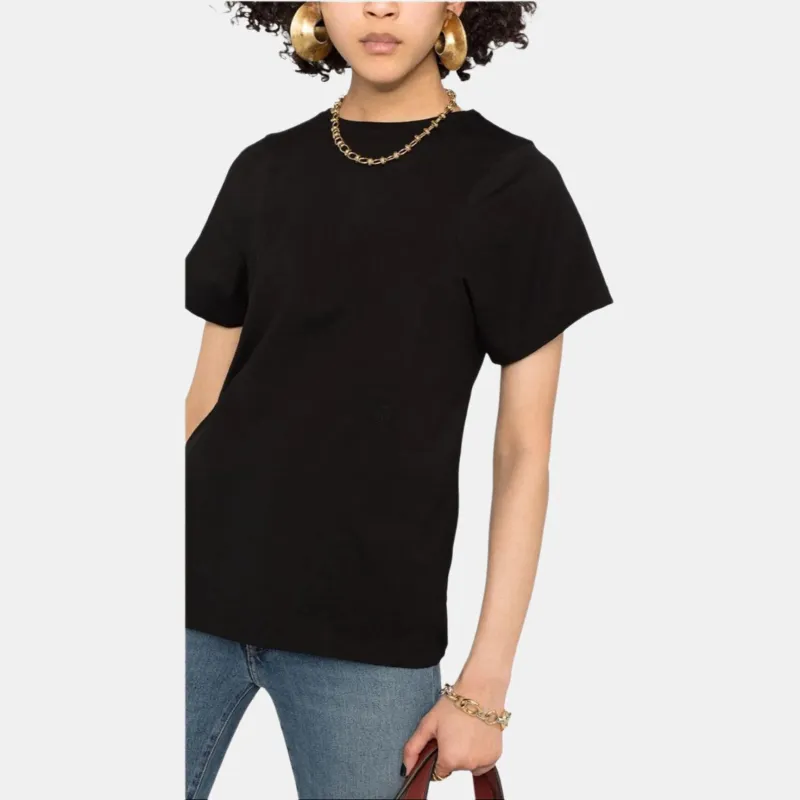 TOTEME Short Sleeved Crewneck T Shirt-4