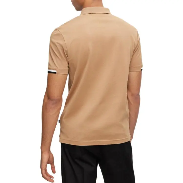 HUGO BOSS Polo Shirts Men Light Brown-2
