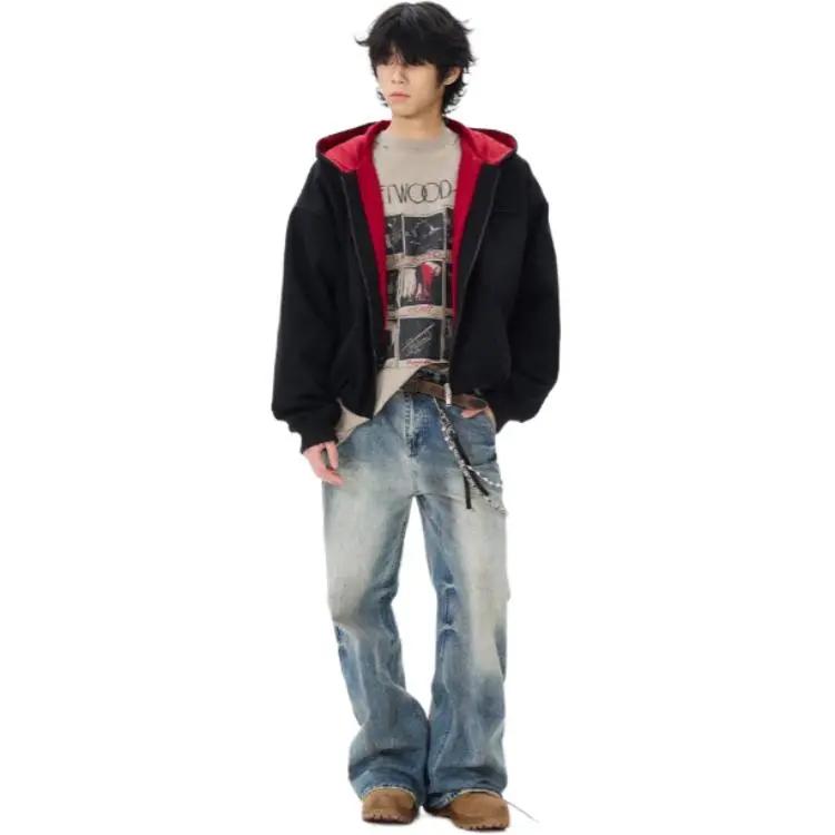 WLNEXT Jacket Premium Distressed Niche Coat Unisex-8