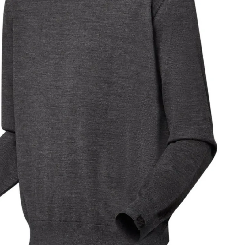 LOUIS VUITTON FW24 Cashmere Sweater Men's Gray-3