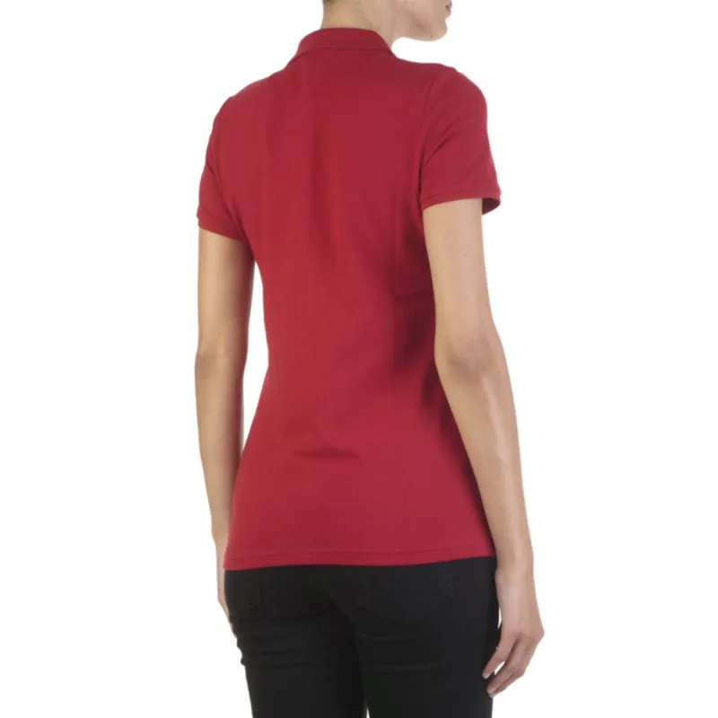 Burberry Short Sleeved Dress Women's Burgundy-3
